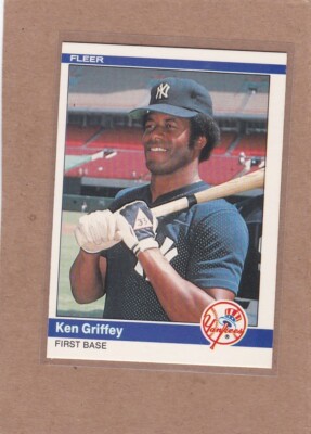 1984 FLEER BASEBALL KEN GRIFFEY #126 YANKEES NMMT OR BETTER *E4449