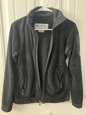 Columbia Titanium Black soft Womens Full Zip Mid-Length Outdoor Jacket Small