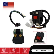 Handlebar Start Switch & Starter Solenoid Relay for 06-23 Yamaha Raptor 700 700R