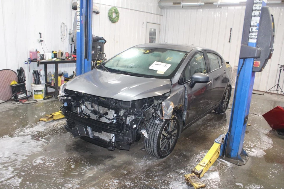 2022 Nissan Versa Rear Right Door Panel Trim Black OEM Used 378907 - Image 4 of 4