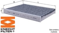 Knecht LAK467/S Filter FüR Innenraumluft Innenraumfilter Filter Innenraum