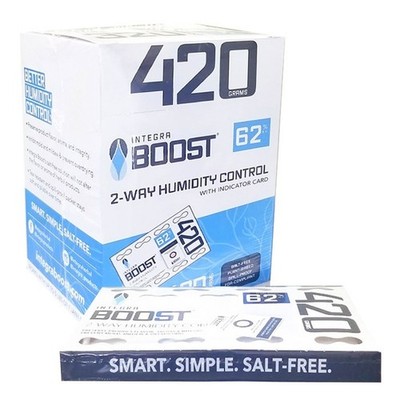 Integra Boost 420g 2-Way Humidity Control at 62% RH (5pcs/Box) W/Indicator Card
