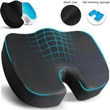 Memory Foam Seat Cushion Office Chair Car Seat Pad Coccyx Tailbone Pain Relief