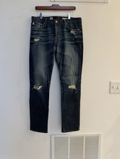 AG Adriano Goldschmied Premiere Skinny Straight Size 31R, Made In USA