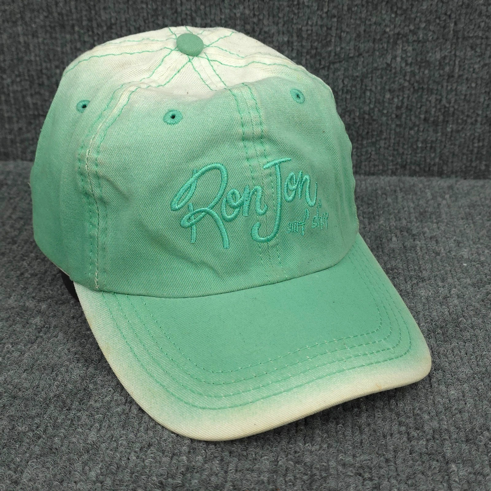 Ron Jon Surf Shop Hat Cap Strap back Trucker Ombre Green  Su