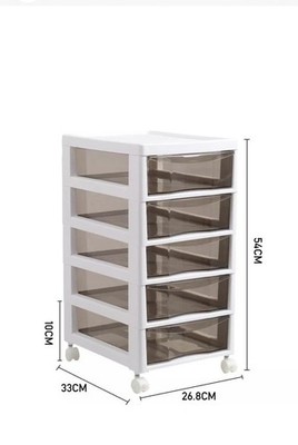 Aufbewahrungsschrank Büro Kunststoff Aktenschrank Schreibtisch Beistellbox 