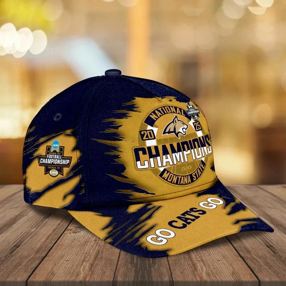State Bobcats Football 2025 National Champions Classic Cap