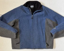 WOOLRICH Discovery Channel Quest - Men's Wool Blend Full Zip Jacket - Large