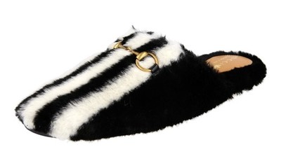 GUCCI ADIDAS Eco Fell Horsebit Anna Fury Mules Sandalen Slides NEU -  38,5 39