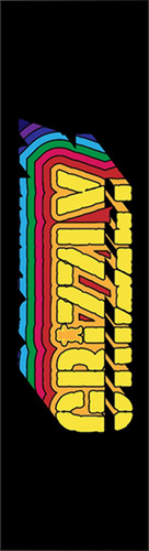 Grizzly Skateboard Grip Tape Sheet Mystery Van Black