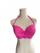 Victoria's Secret Hot Pink Halter Bikini Top 34D