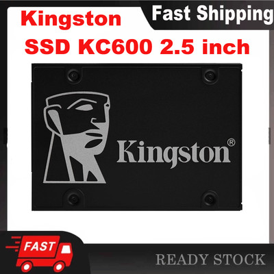 Kingston 2.5'' SSD KC600 256GB 512GB 1TB 2TB SATAIII Internal Solid State Lot