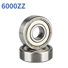 Bicycle Bearings Bike Wheel Hub Bearings Bike Headset 47cc 49cc 6000ZZ Silver