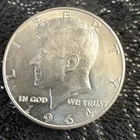 1964 Kennedy Half Dollar US Coin 50 Cent Circulated Uncertified Collectible