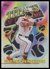 2026 Topps #TOG-4 Gunnar Henderson Titans of the Game