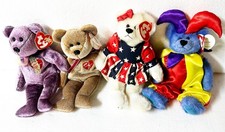 Ty beanie baby 1999  2000 signature Bear lot of 4 different