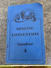 Mulls Singing Convention Number 4 Vintage Blue Songbook Hymnal Sheet Music