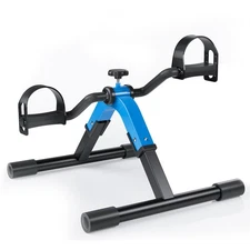 Folding Pedal Exerciser Mini Exercise Bike Under Desk Bike Pedal Exerciser fo...