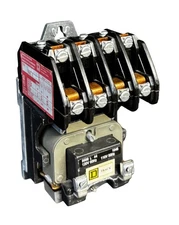 Square D 8903LO40V02 30A 4-Pole 600V Lighting Contactor Electrically Held 120V