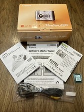 Canon PowerShot A560 7.1MP Digital Camera - Silver for sale online