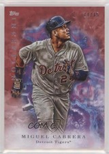 2017 Topps Inception Red 11/75 Miguel Cabrera #40 0c6