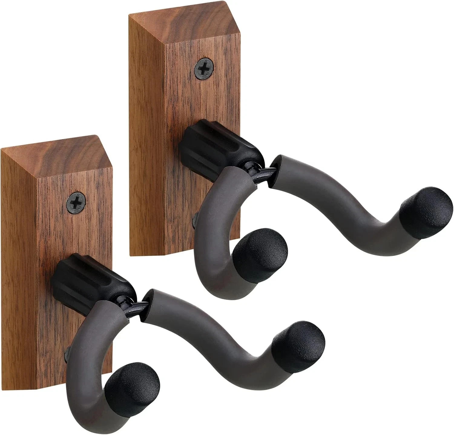 2 Pcs Crossbow Hanger for Wall Vertical Gun Rack Wall Mount Hardwood Gun Holder