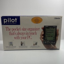 US Robotics Palm Pilot 5000 1st Generation w/ Box, Stylus, Dock  More WORKS