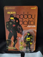 Bobby Digital RZA Bullet 3.75" SUPER 7 ReAction MOC NEW