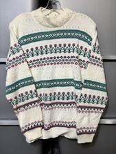 Vtg 80s 90s floral Cottagecore Sweater Medium/Large