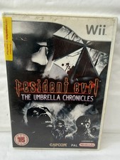 Resident evil the umbrella chronicles Nintendo PAL Game disc great w Manual