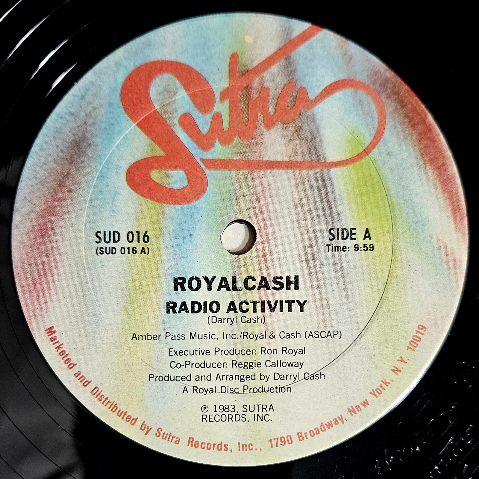 ELECTRO-FUNK - ROYALCASH - RADIO ACTIVITY - SUTRA RECORDS ORIGINAL PRESSING