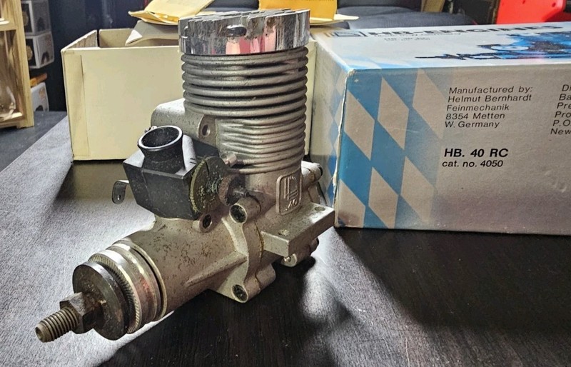 HB Engines - HB 40 -  rc motor cat no. 4050 airplane, car, plane Made in Germany