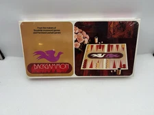 Selchow & Righter 1975 Backgammon Game SEALED Damage To Box