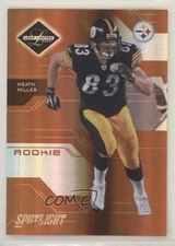 2005 Leaf Limited Rookie Spotlight Bronze /100 Heath Miller #179 Rookie RC