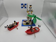 Vintage Lego Pirate Sets 6265 & 6245 Complete With Instructions No Boxes