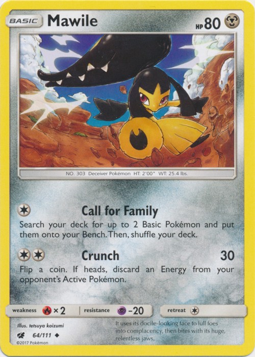 Mawile - 64/111 - Uncommon - Heavily Played