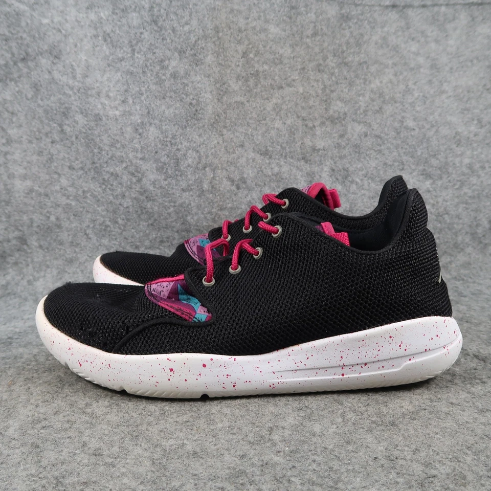 Jordan Zapatos Juveniles 7Y Tenis Eclipse GG Estilo de Vida Informal Negro Rosa Con Cordones Foto 4 de 4