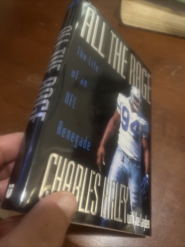 Charles Haley Autographed "All The Rage" HC Book Cowboys **SIGNED** - Picture 5 of 8