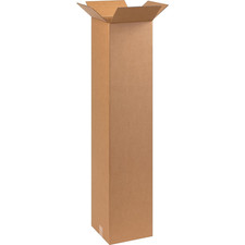 Moving Boxes Long 10"L X 10"W X 48"H 20-Pack Tall Corrugated Cardboard Box for