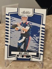 2023 Panini Absolute Football Mac Jones Black Foil #14 New England Patriots