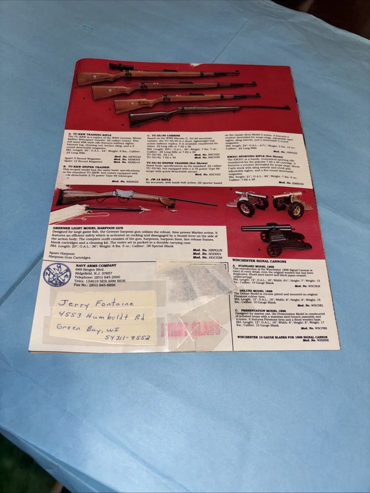 Vintage Navy Arms Catalog - Image 3 of 4