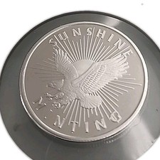 Sunshine Mint Silver Round 1/2 oz Eagle 88.00 per troy oz