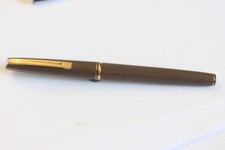 Fountain Pen WATERMAN CONCORDE with 18K GOLD NIB in Brown from years 1970`s