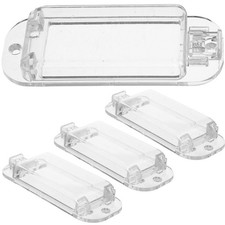 4Pcs Reusable Plastic Light Switch Safety Covers Child Proof Wall Mount Guard
