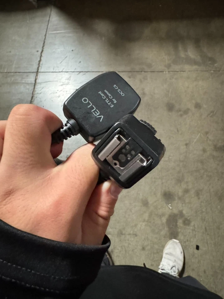 Cabo Vello E-TTL para Canon OCS-C6 conjunto de 2 cabos de luz de flash - Imagem 2 de 4