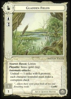 Gladden Fields - The Wizards - Limited - Middle-Earth CCG