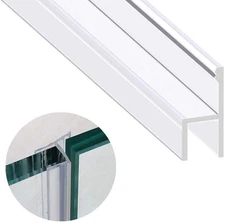 120 Inch Shower Glass Door Seal Strip Silicone 3/8 Gap Frameless Water Stop