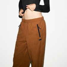 Skims Outdoor Fleece Straight Leg Pant Color Chai Size M