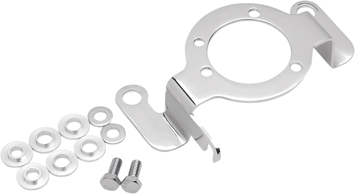Drag Specialties - 120074-BC3 - Carb Support Bracket with Choke