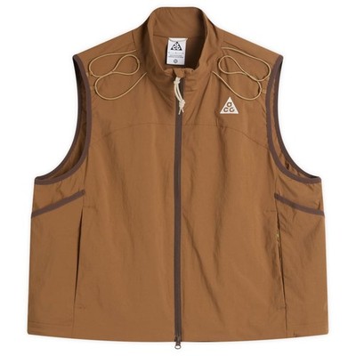Nike ACG  Death Bloom  Loose Fit Brown Vest HV0600-235 Men's Size